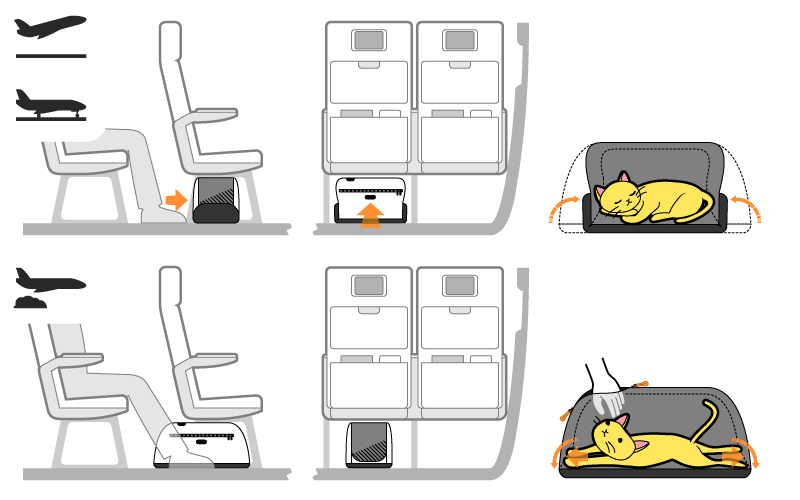 Trasportino per animali adatto all'aereo