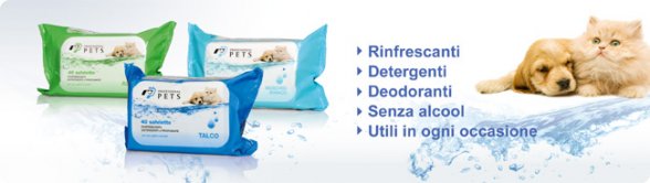 salviette per animali