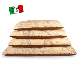 cuscino per gatto worldmap