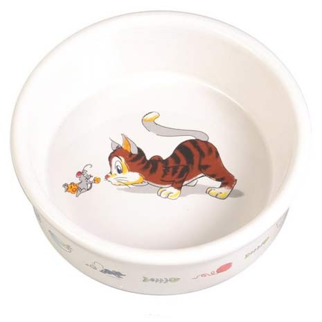 ciotola ceramica gatto